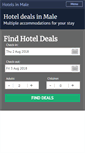 Mobile Screenshot of male-hotels.com